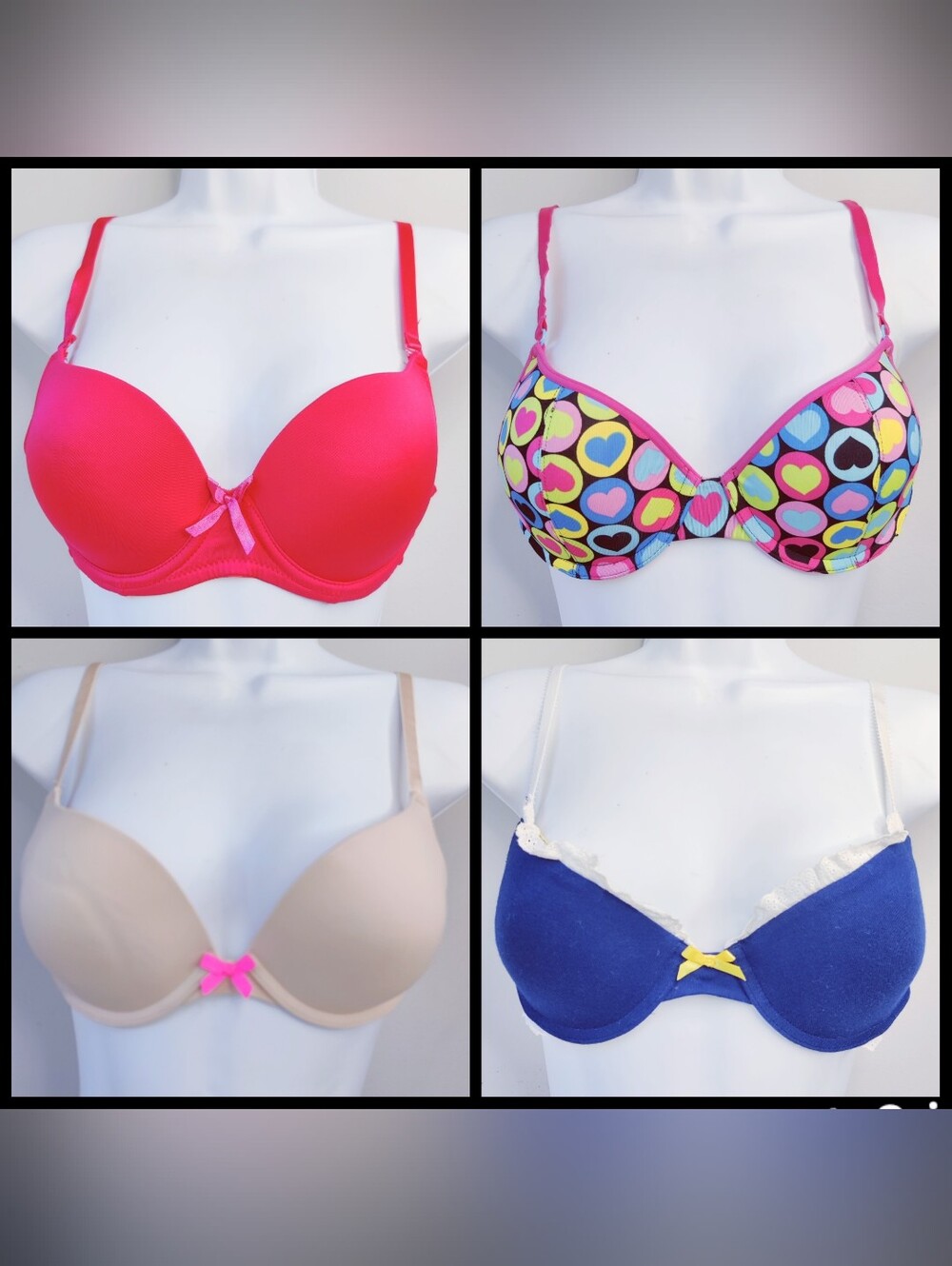 Bundle Of Four Bras Size 34b Underwire